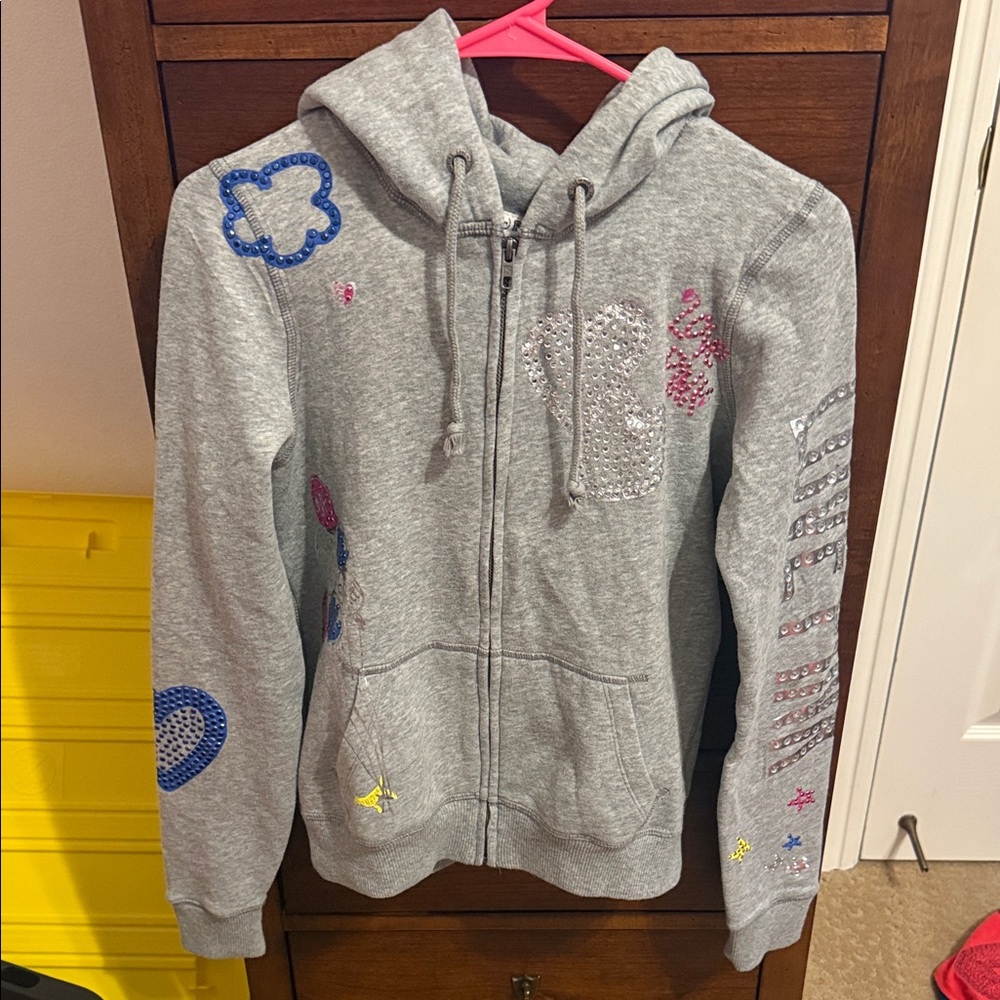 NWOT VS pink HTF bling hoodie